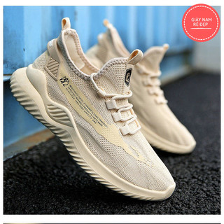 Giày thể thao nam sneaker thoáng khí Đế APB sườn chữ 2 màu mới