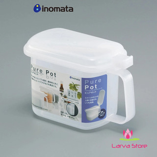 Hộp đựng gia vị Inomata 720ml hàng Nhật nắp trắng - Larva Store