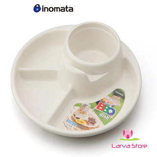 Khay ăn chia ngăn Inomata cho bé hàng Nhật nội địa - Larva Store