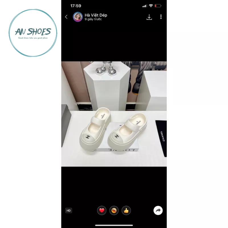 ☘️ AN SHOES☘️ Giày sục nhựa mềm đi mưa.