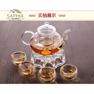 chén trà thuỷ tinh tròn 2 lớp