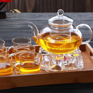 Ấm lọc thuỷ tinh 600ml-800ml