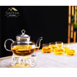 Ấm lọc thuỷ tinh 600ml-800ml