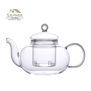 Ấm lọc thuỷ tinh 600ml-800ml