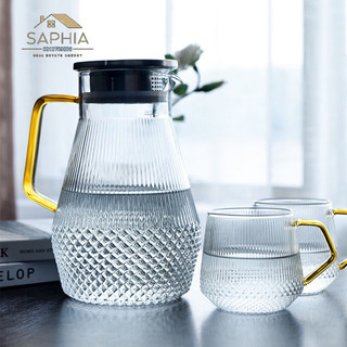 Bình nước thuỷ tinh dung tích 1,6L (dáng tăm)