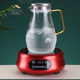 Bình nước thuỷ tinh dung tích 1,6L (dáng tăm)