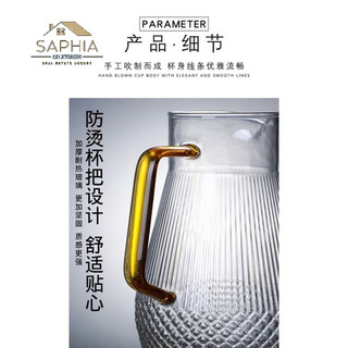 Bình nước thuỷ tinh dung tích 1,6L (dáng tăm)