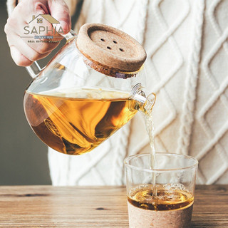 Bình nước nắp gỗ nghiêng 1L