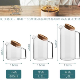 Bình nước nắp gỗ nghiêng 1L