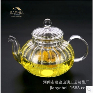 Ấm lõi lọc thuỷ tinh soắn 600ml