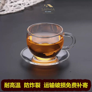 Set 6 chén đĩa thuỷ tinh