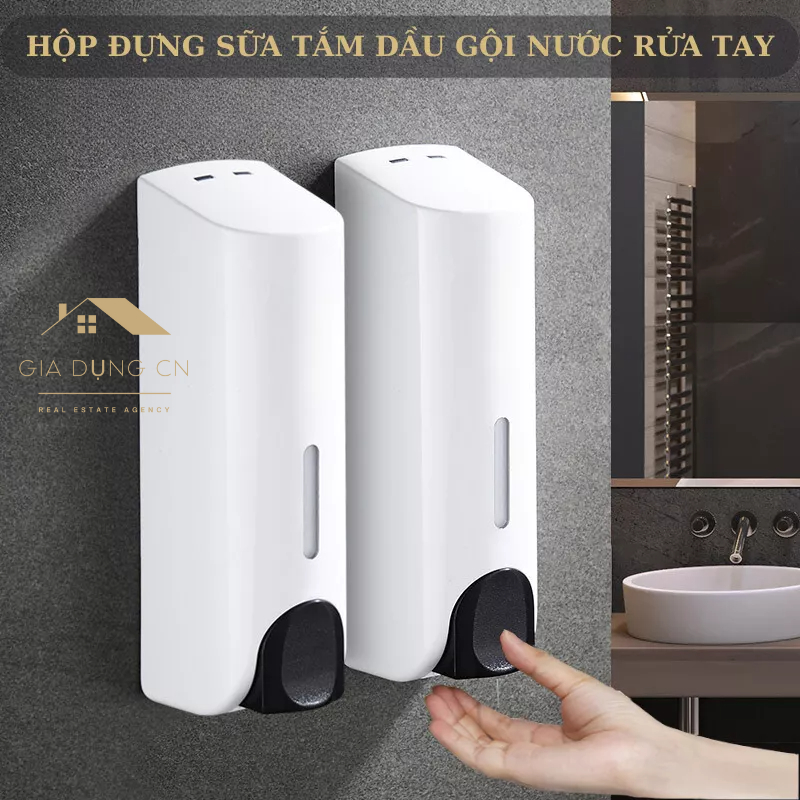 Hộp Đựng Sữa Tắm Dầu Gội Nước Rửa Tay Cho Phòng Tắm Của Gia Đình Sang Trọng Tiện Lợi-CN46