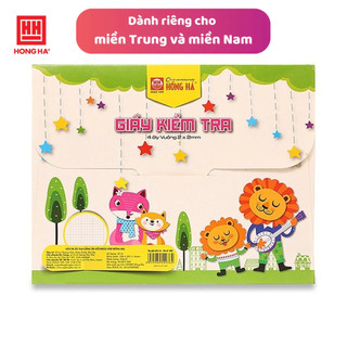 Giấy kiểm tra 4 ô ly Hồng Hà Chibi 4934 (5 tập)
