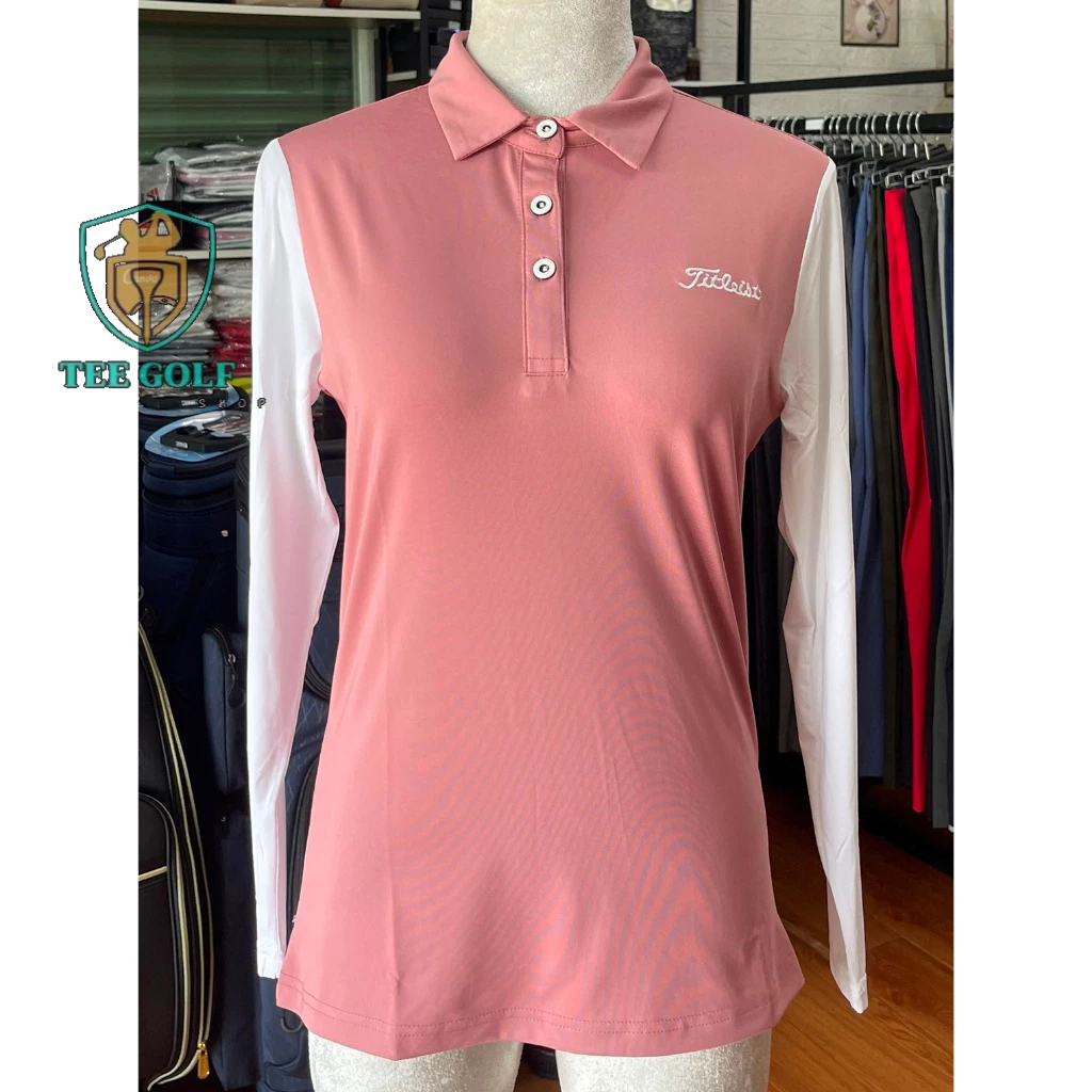 Áo thể thao tay dài chính hãng Titleist thoáng khí mềm mại thời trang dành cho nữ