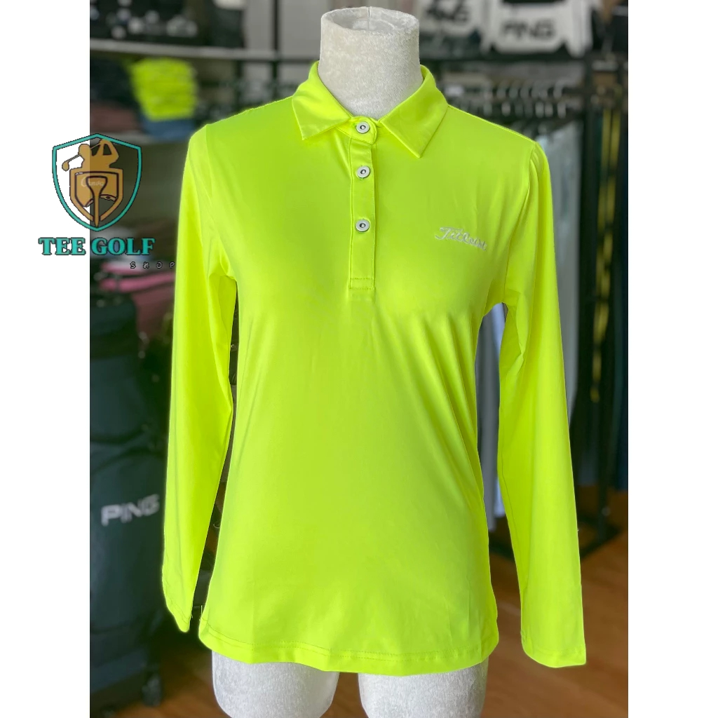 Áo thể thao tay dài chính hãng Titleist thoáng khí mềm mại thời trang dành cho nữ