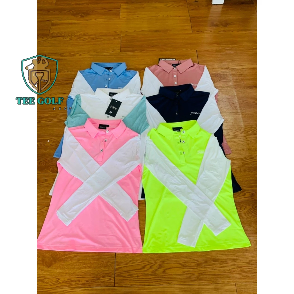 Áo thể thao tay dài chính hãng Titleist thoáng khí mềm mại thời trang dành cho nữ