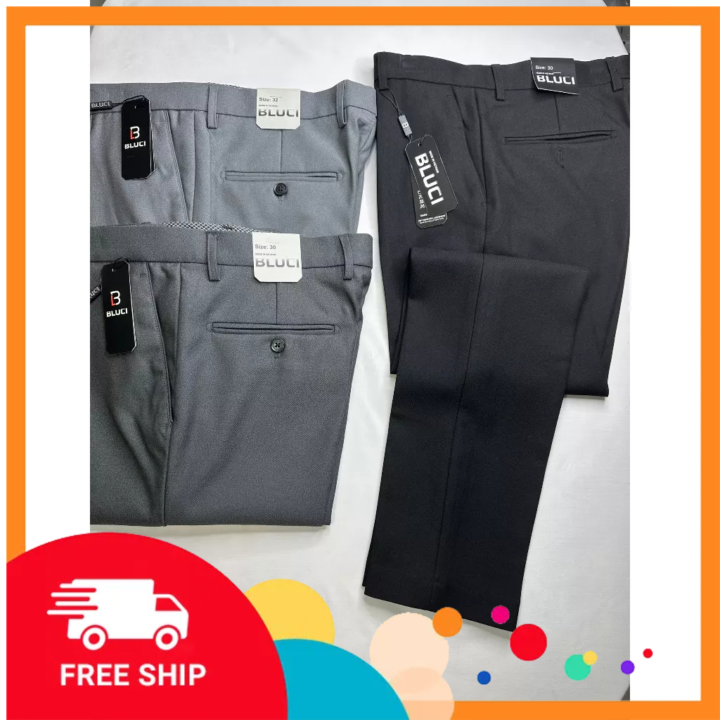 GIÁ XƯỞNG - Quần vải nam BLUCI phom dáng trẻ Slimfit