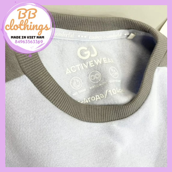 Áo nỉ bông GJ active