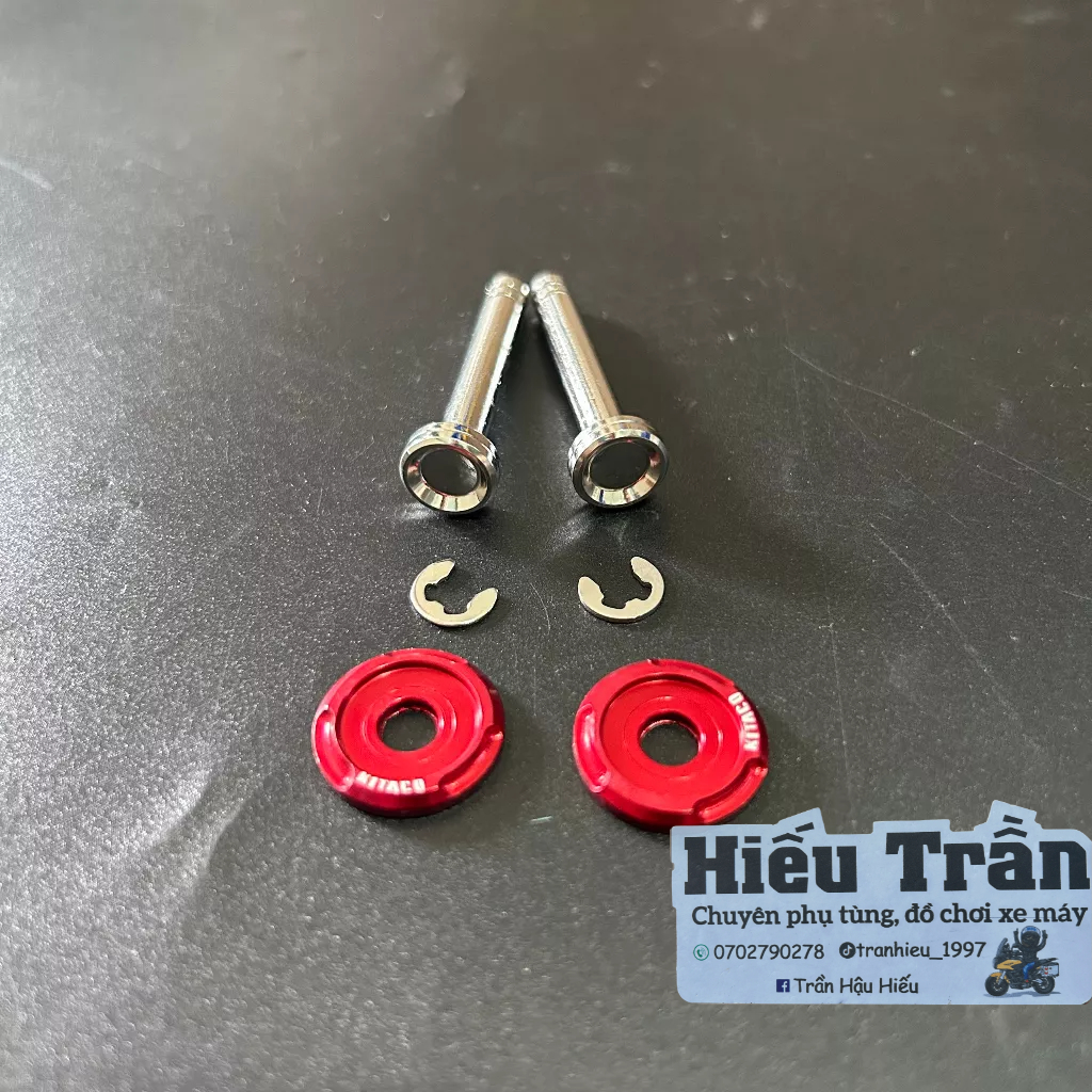 Ốc Xỏ gác Chân SALAYA Kèm Tán & Long Đền lắp mọi Dòng Xe Honda Yamaha