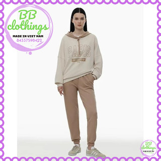 Quần jogger cotton da cá nữ