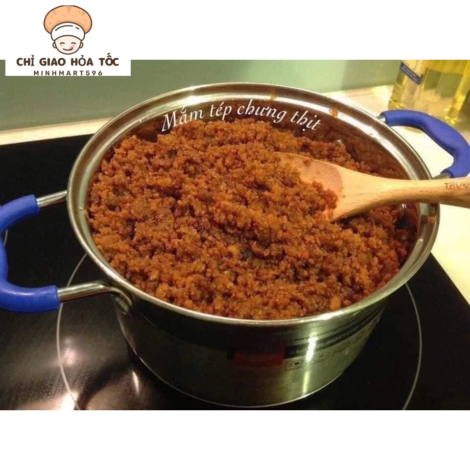 Mắm tép chưng thịt hạ long ăn liền hộp 500gr