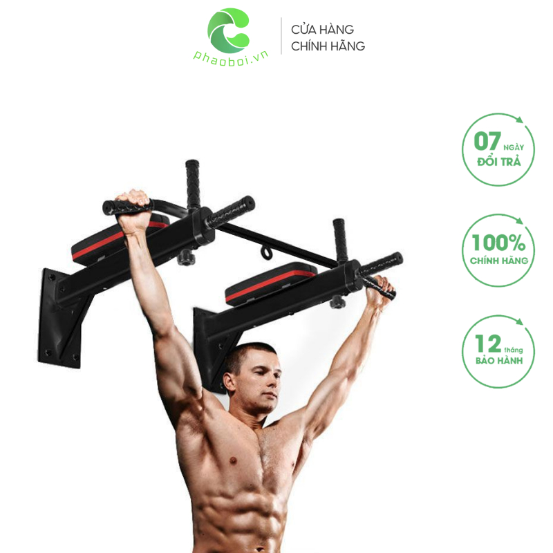 Xà đơn treo tường đa năng cải tiến, kèm móc treo bao cát Gymlink GLS1008