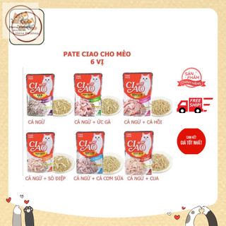 Pate ciao 60g thơm ngon cho mèo đủ vị