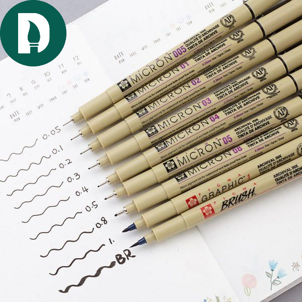 Bút line đi nét Sakura Pigma Micron- Họa Cụ DUTi