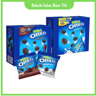 Bánh quy oreo mini vani/ socola hộp 204g