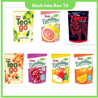 Nước Trái Cây Oishi Tea Go Nhiều Vị 180ml
