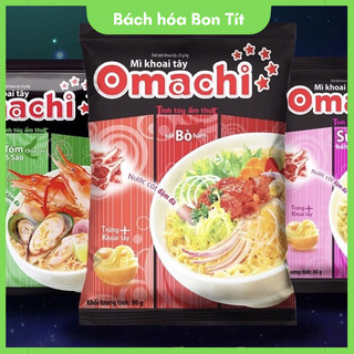 Mì Omachi Sườn Hầm Ngũ Quả, Bò Hầm, Tôm Chua Cay