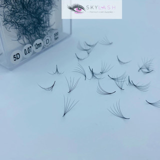 MI FAN 5D DÀY 0.07 hộp 1000 fa, mi volume- dụng cụ nối mi skylash