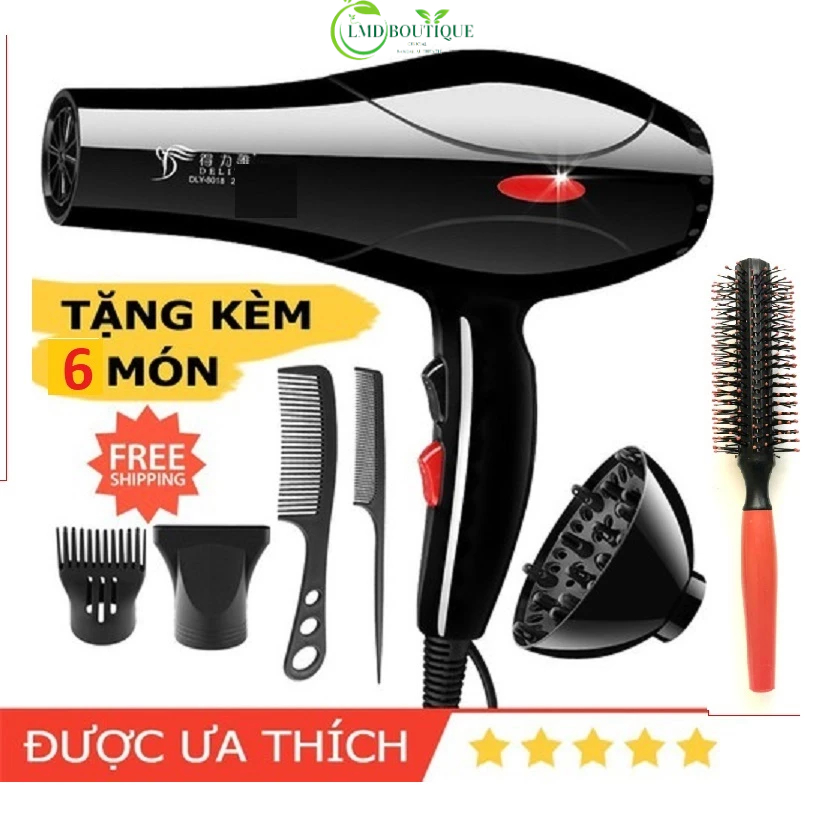 Máy Sấy Tạo Kiểu Salon 2 Chiều Nóng Lạnh Công Suất Lớn Bảo Hành 12 Tháng