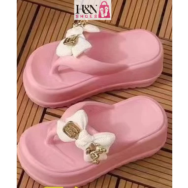 Dép bà kẹp GẤU SẮT dép bánh mì đế cao -TĂNG 1 SZ