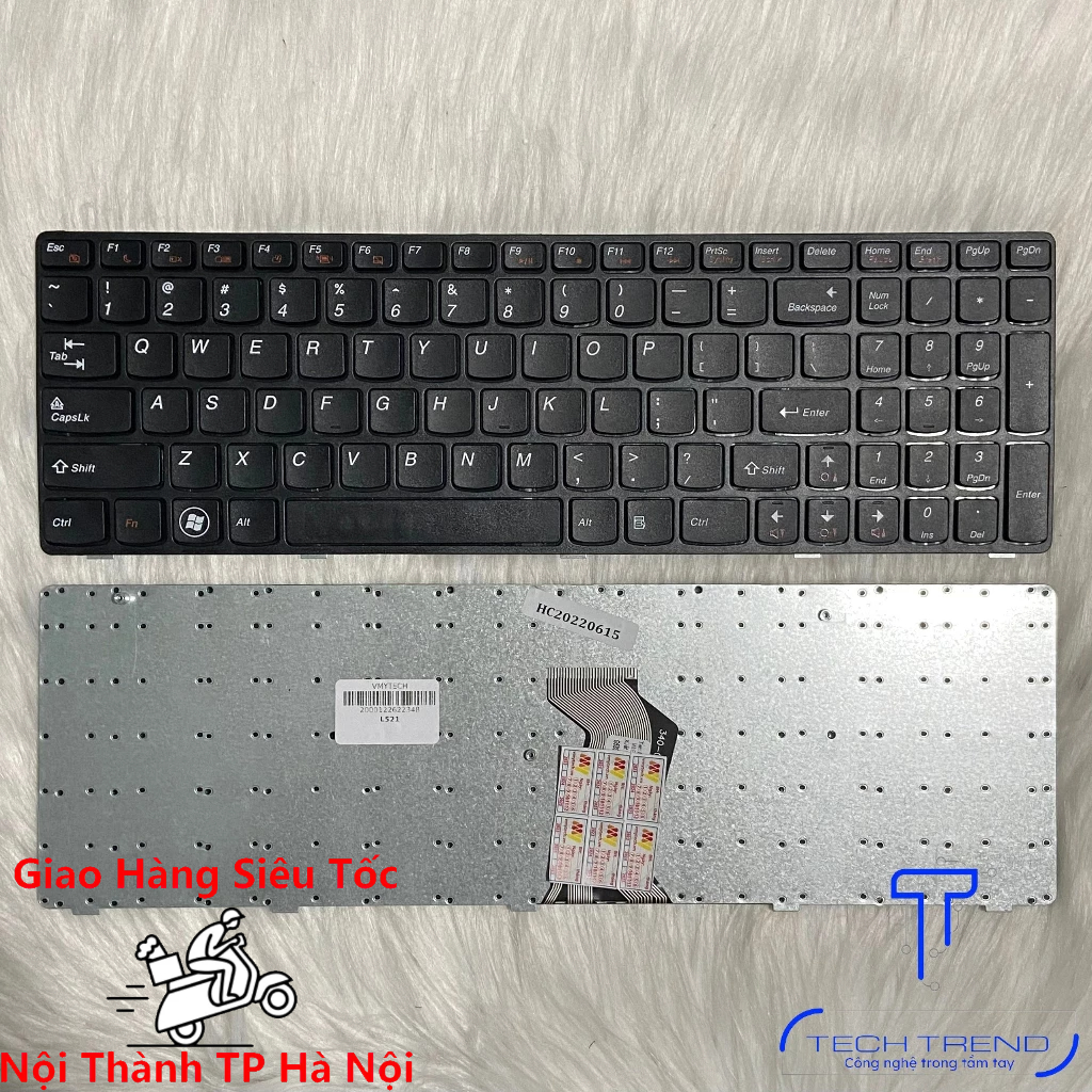 Bàn phím Laptop Lenovo IdeaPad G580 G580A G585 G585A Z580 Z580A Z585 Z585A New