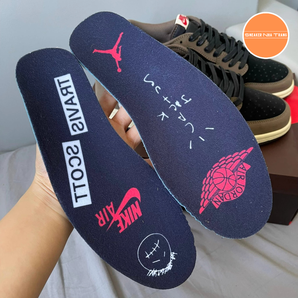 Giày Air Jordan 1 Low Travis Scott Cactus Jack - BẢN CAO CẤP | Fullbox - Kèm dây phụ