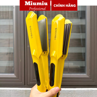 Máy dập xù, duỗi tóc vàng phong cách Hàn Quốc mượt bóng không rít tóc