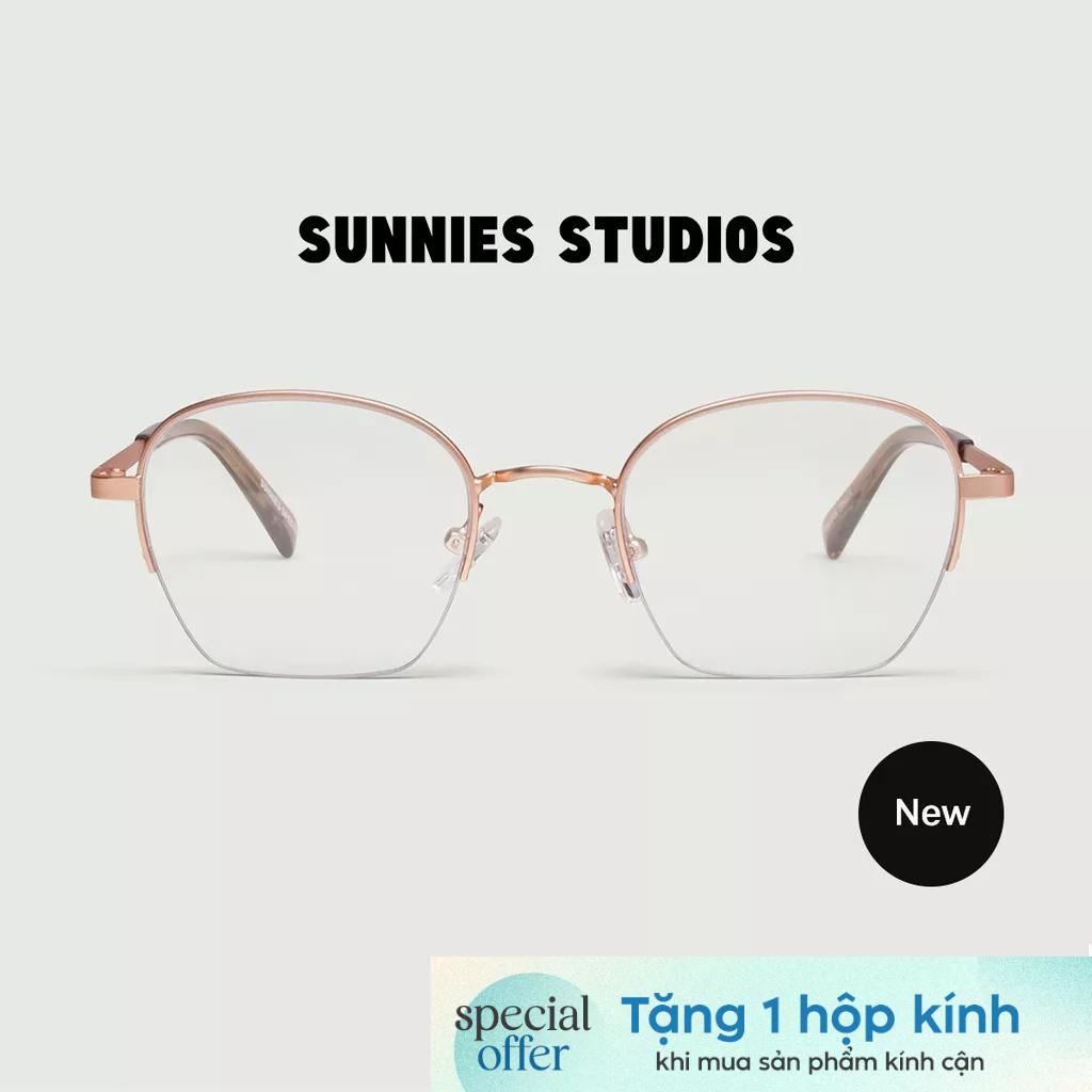 Gọng Kính Cận Sunnies Studios Gọng Vuông Davis Tinsel