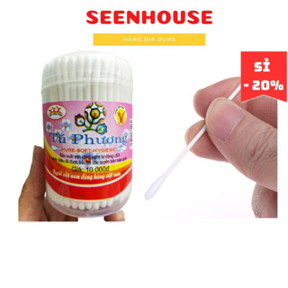 Tăm bông sơ sinh,-hộp 180 tăm bông trẻ em, tăm bông y tế, tăm bông cho trẻ em