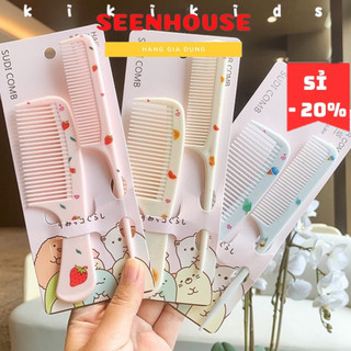 Set 2 Lược Chải Tóc Họa Tiết Cute