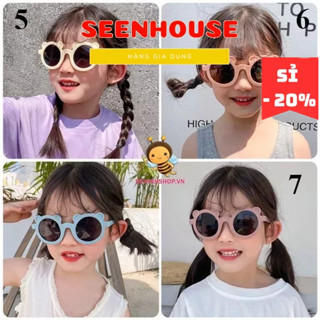 Kính râm hình gấu chống nắng thời trang cho bé