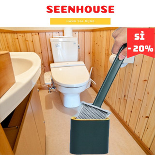 Chổi vệ sinh Silicon Có Hộp Đựng, cọ silicon vệ sinh bồn cầu toilet