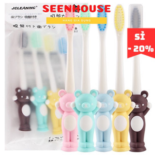 (Combo 3 Túi) Set 4 bàn chải cho bé, Mỗi Túi Gồm 4 Chiếc Bàn Chải