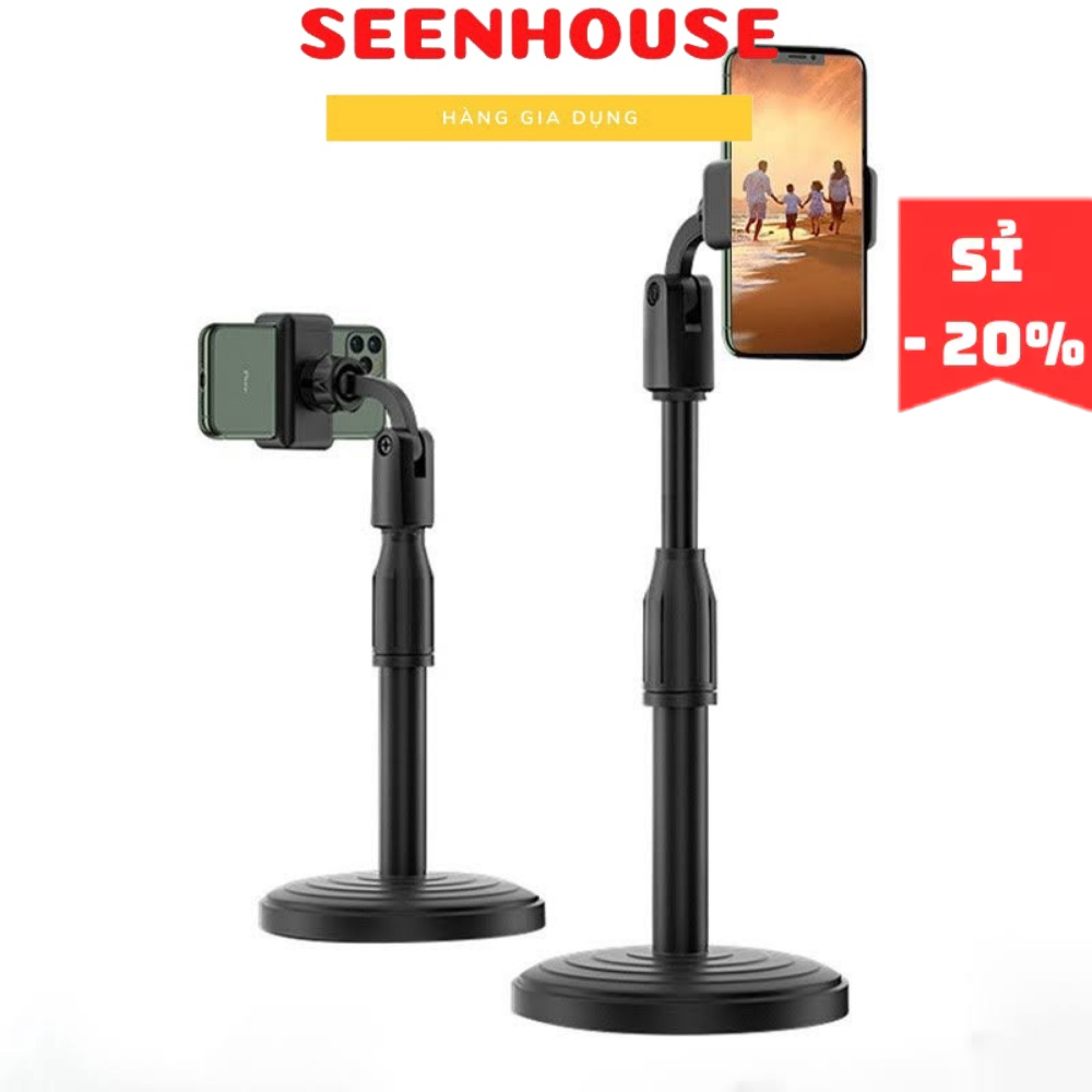 Giá Đỡ Điện Thoại Để Bàn Kẹp Điện Thoại Livestream Xem Video Xoay 360 Độ