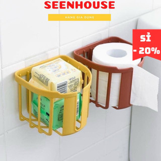 Giỏ Đựng Giấy Vệ Sinh - Giỏ Treo Tường Đựng Khăn Giấy Phòng Tắm Phòng Bếp