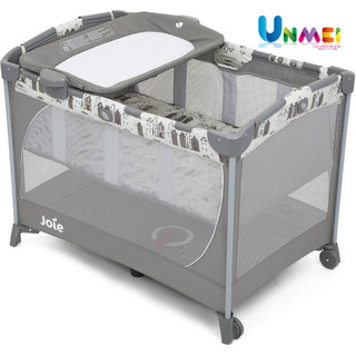 Giường cũi 2 tầng Joie Commuter Change Travel Cot - kèm bàn thay đồ - nhập khẩu từ Anh