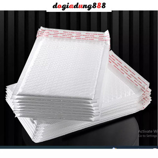  Combo 50 túi gói hàng chống sốc niêm phong túi có lót bóng khí 