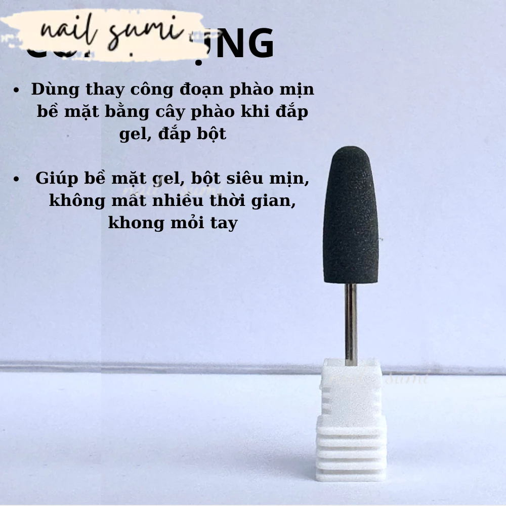 Đầu mài mịn phào móng nail