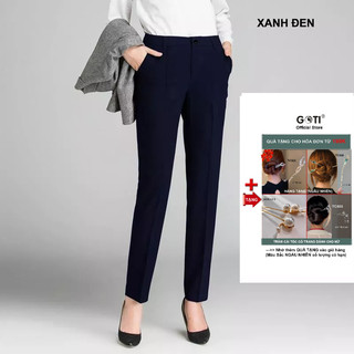 GOTI - Quần Tây Nữ Công Sở Dáng Đứng Đẹp Cao Cấp Nhiều Màu 3089