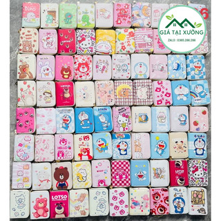 Ví mini cầm tay khoá kéo nhiều hình cute